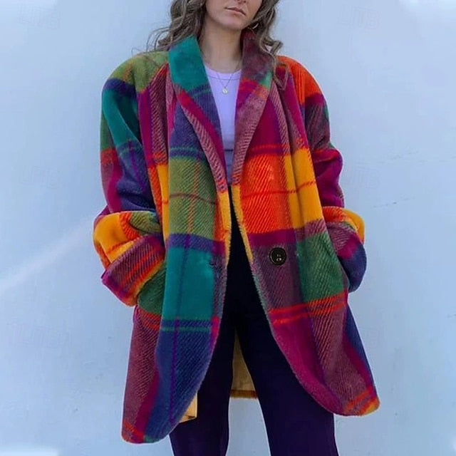 Elena™ - Cappotto invernale colorato
